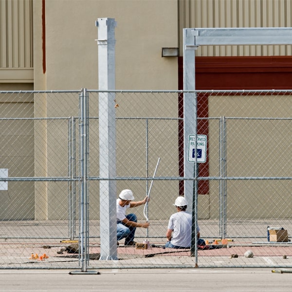 how much time can i lease the temporary fence for my building site or event in Secaucus NJ